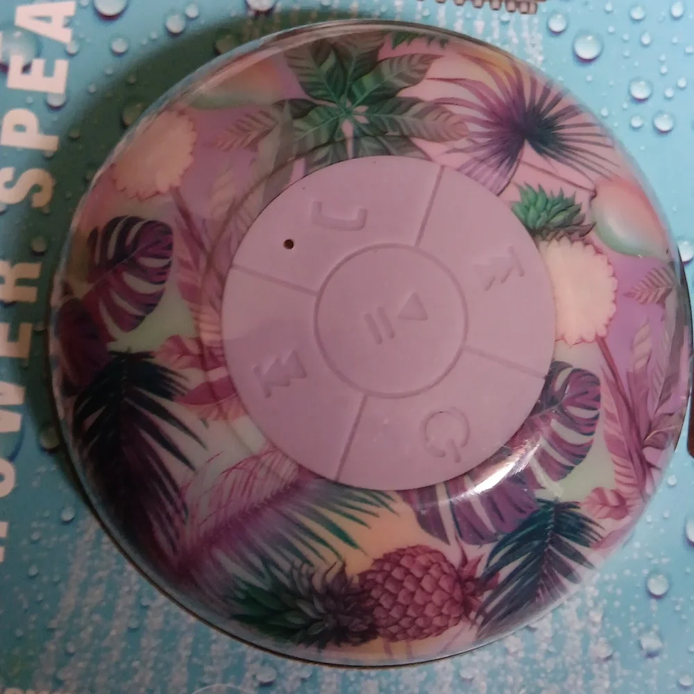 Wireless Shower Speaker - Tropical Design